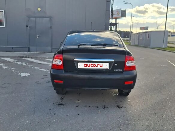 2008 Lada (ВАЗ) Priora I, чёрный - вид 6