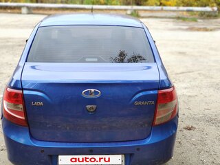 2015 Lada (ВАЗ) Granta I, синий, 500000 рублей, вид 5