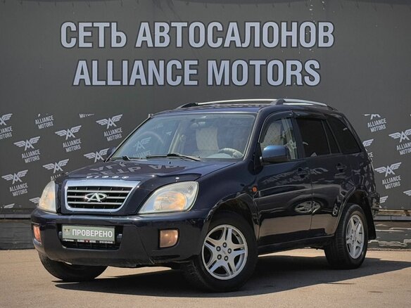 2009 Chery Tiggo (T11) I, синий - вид 2