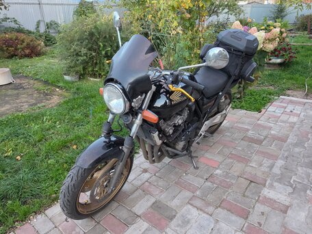 2002 Honda CB 400 Super Four, чёрный, 300000 рублей, вид 3
