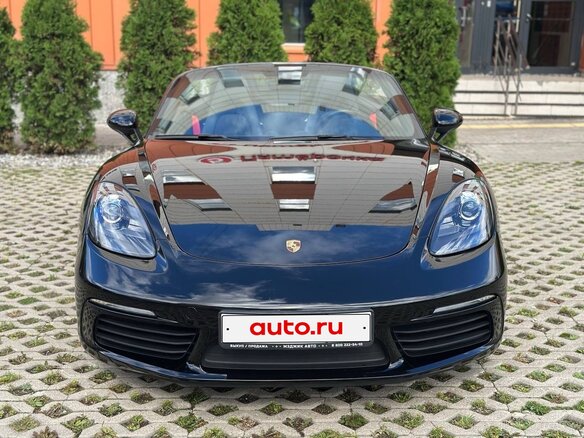 2019 Porsche Boxster T IV 718 (982), чёрный, 4790000 рублей - вид 2