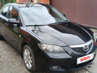 2008 Mazda 3 I (BK) Рестайлинг, чёрный, 620000 рублей, вид 3