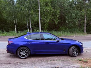 2022 Genesis G70 I Рестайлинг, синий, 3800000 рублей, вид 5