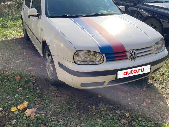 2000 Volkswagen Golf IV, белый, 187000 рублей - вид 4