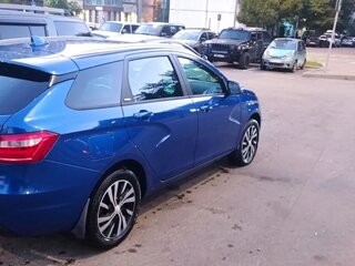 2020 Lada (ВАЗ) Vesta SW I, синий, 1180000 рублей, вид 4