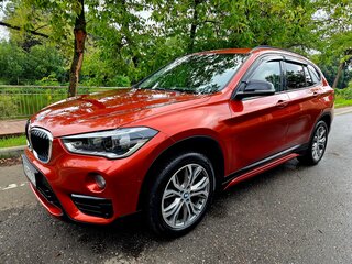 2017 BMW X1 18d xDrive II (F48), оранжевый, 2650000 рублей, вид 4