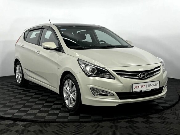 2014 Hyundai Solaris I, бежевый, 1310000 рублей - вид 3