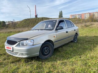 2005 Hyundai Accent ТагАЗ II, бежевый, 295000 рублей, вид 5
