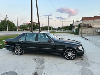 1995 Mercedes-Benz S-Класс 600 Long III (W140), чёрный, 1600000 рублей, вид 4