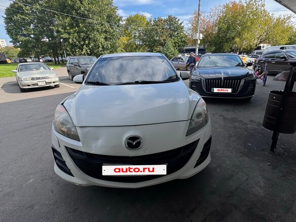 2010 Mazda 3 II (BL), белый, 830000 рублей