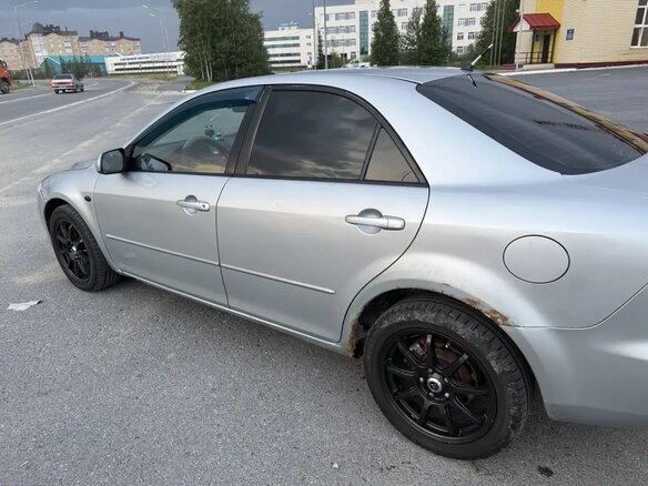2006 Mazda 6 I (GG) Рестайлинг, серебристый, 510000 рублей - вид 7