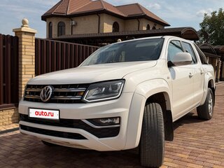 2018 Volkswagen Amarok I Рестайлинг, белый, 3100000 рублей, вид 3
