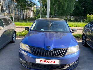 2019 Skoda Rapid I Рестайлинг, синий, 930000 рублей, вид 1