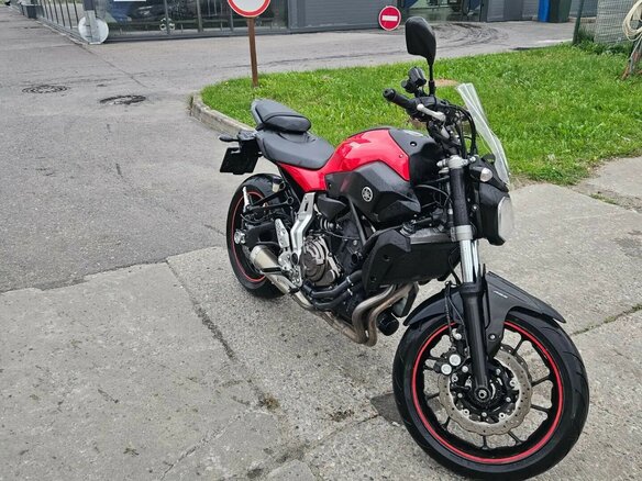 2014 Yamaha MT-07 (FZ-07), пурпурный, 610000 рублей - вид 3