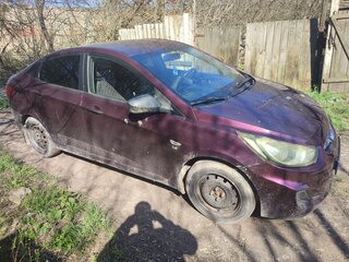 2012 Hyundai Solaris I, фиолетовый, 450000 рублей, вид 4