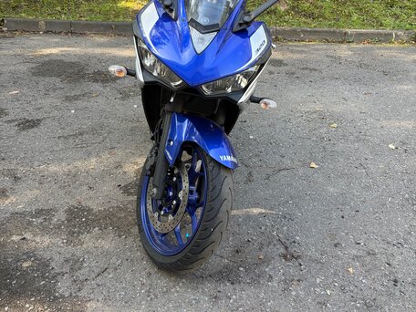 2016 Yamaha YZF-R3, синий, 380000 рублей, вид 1