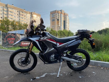 2020 Honda CRF 250L Rally, чёрный, 600000 рублей, вид 3