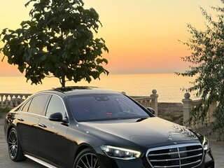 2021 Mercedes-Benz S-Класс 350 d Long 4MATIC VII (W223), чёрный, 10940000 рублей, вид 1
