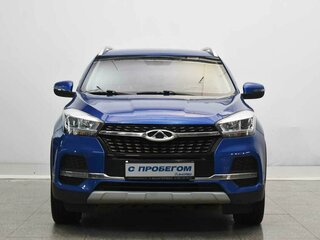 2021 Chery Tiggo 4 I Рестайлинг, синий, 1105000 рублей, вид 2