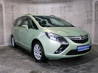 2013 Opel Zafira C, зелёный, 815000 рублей, вид 3
