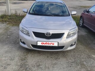 2007 Toyota Corolla X (E140, E150), серебристый, 850000 рублей, вид 2