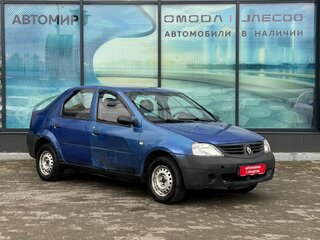 2006 Renault Logan I, синий, 155000 рублей, вид 3