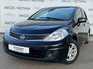 2012 Nissan Tiida I Рестайлинг, чёрный, 680000 рублей, вид 1