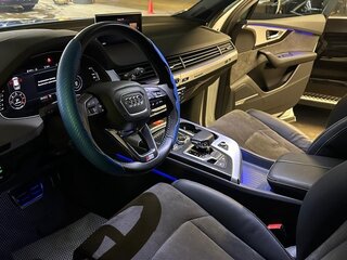 2019 Audi Q7 II (4M), голубой, 6000000 рублей, вид 4