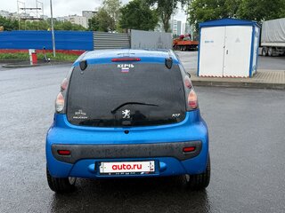 2010 Peugeot 107 I Рестайлинг, синий, 500000 рублей, вид 4