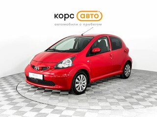 2007 Toyota Aygo I, красный, 329000 рублей, вид 1