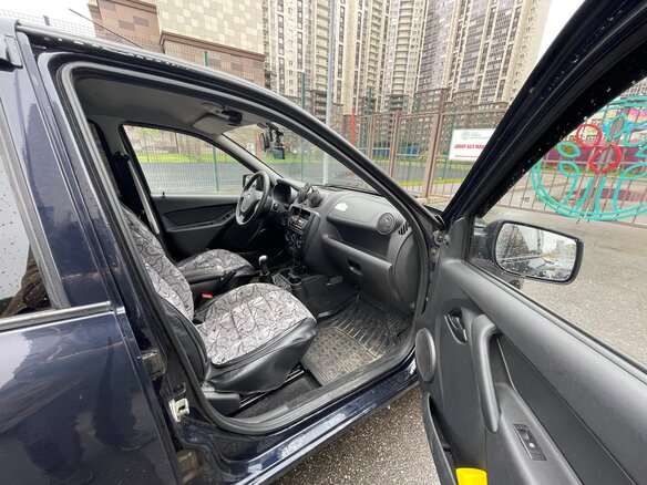 2013 Lada (ВАЗ) Granta I, синий, 350000 рублей - вид 9