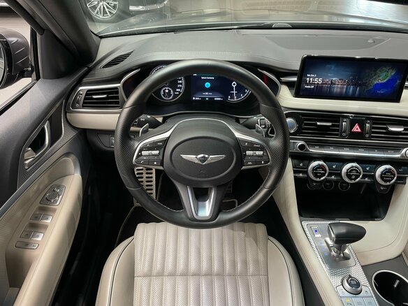 2021 Genesis G70 I Рестайлинг, серый, 3430000 рублей - вид 13