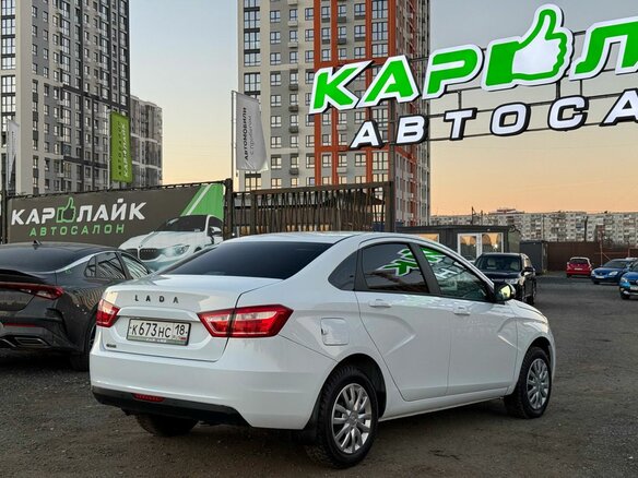 2017 Lada (ВАЗ) Vesta I, белый, 730000 рублей - вид 9