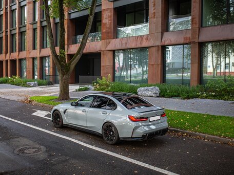 2022 BMW M3 Competition Package VI (G80), серый, 7750000 рублей, вид 4