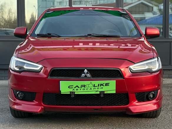 2008 Mitsubishi Lancer X, красный, 719000 рублей - вид 3