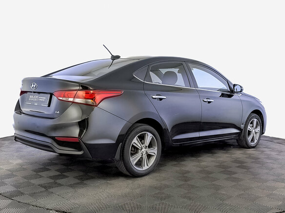 2017 Hyundai Solaris II, чёрный - вид 4