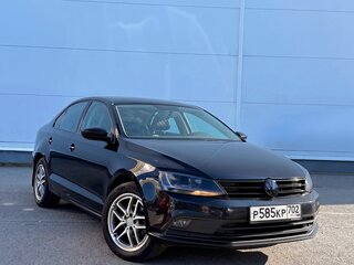 2017 Volkswagen Jetta VI Рестайлинг, чёрный, 1289000 рублей, вид 1