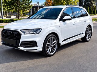 2019 Audi Q7 45 TDI II (4M) Рестайлинг, белый, 7400000 рублей, вид 1