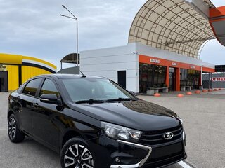 2021 Lada (ВАЗ) Vesta I, чёрный, 990000 рублей, вид 3