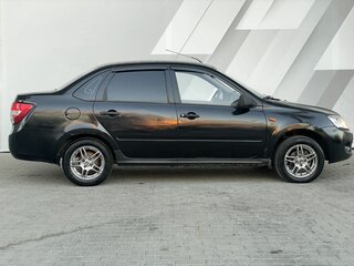 2014 Lada (ВАЗ) Granta I, чёрный, 298000 рублей, вид 4
