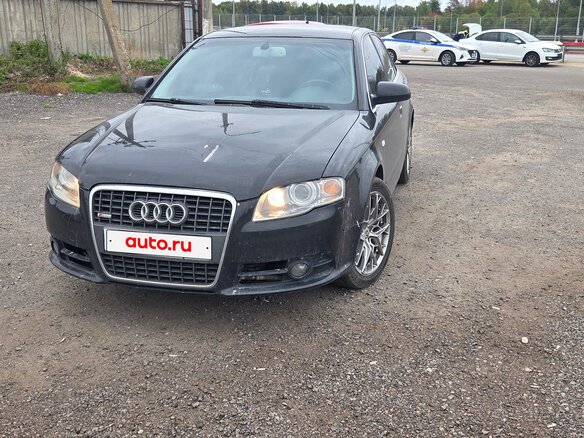 2004 Audi A4 III (B7), чёрный, 565000 рублей