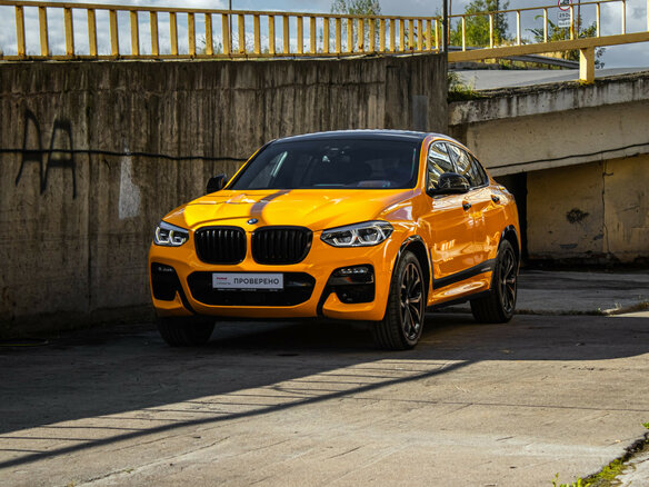 2021 BMW X4 30d II (G02), жёлтый, 4969000 рублей