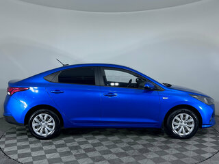 2021 Hyundai Solaris II Рестайлинг, синий, 1550000 рублей, вид 4