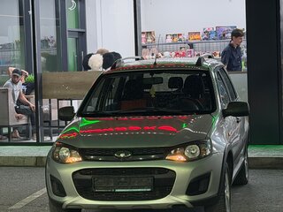 2015 Lada (ВАЗ) Kalina II, серебристый, 445000 рублей, вид 2