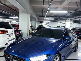 2021 Mercedes-Benz CLS 300 d III (C257) Рестайлинг, синий, 5600000 рублей, вид 2