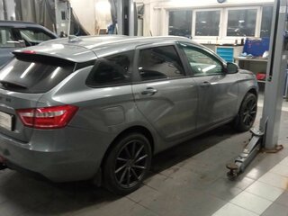 2020 Lada (ВАЗ) Vesta SW I, серый, 1049000 рублей, вид 3