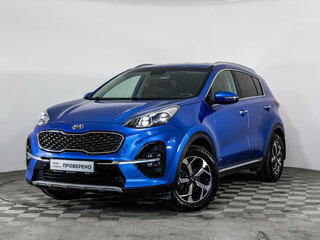 2019 Kia Sportage IV Рестайлинг, синий, 1999000 рублей, вид 1
