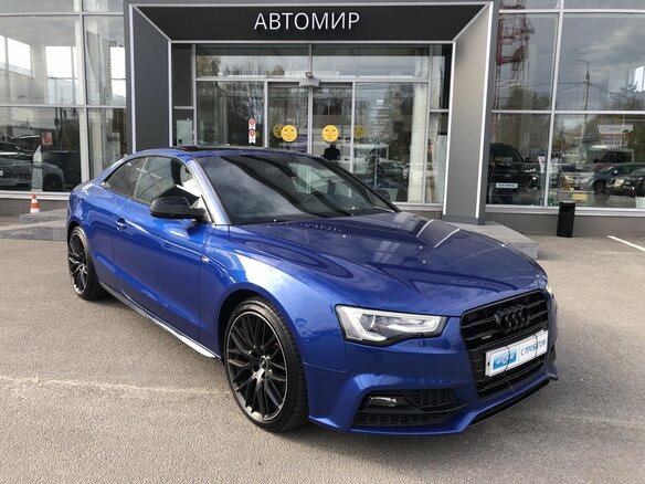 2016 Audi A5 I (8T) Рестайлинг, синий, 2590000 рублей - вид 2