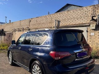 2016 Infiniti QX80 I Рестайлинг, синий, 2549000 рублей, вид 4