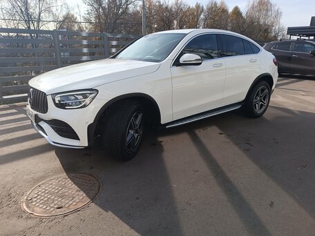 2021 Mercedes-Benz GLC Coupe 220 d I (C253) Рестайлинг, белый, 6050000 рублей, вид 2